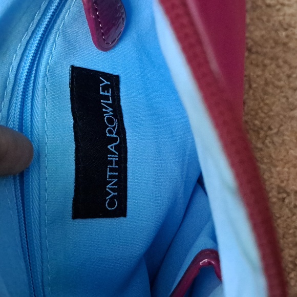 Cynthia Rowley New York Pink Nylon Handbag--PARTS - Picture 6 of 13